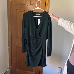 Abercrombie and Fitch V-Neck Mini Wrap Dress